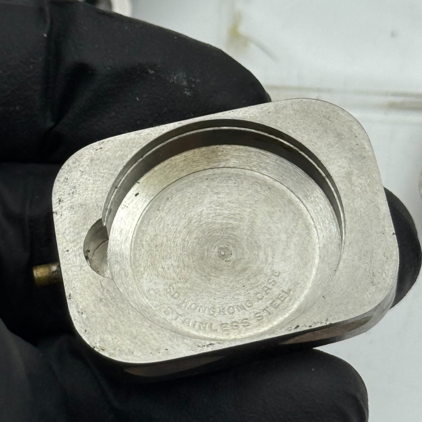 38mm Men’s Rare Vintage Rotary TV Case Automatic Swiss Date Watch PARTS REPAIR