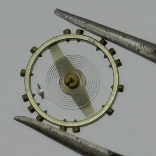 AS 1051 Balance Wheel Complete And Spring 5 1/4’’’ 34 M Watch Movement Parts NOS