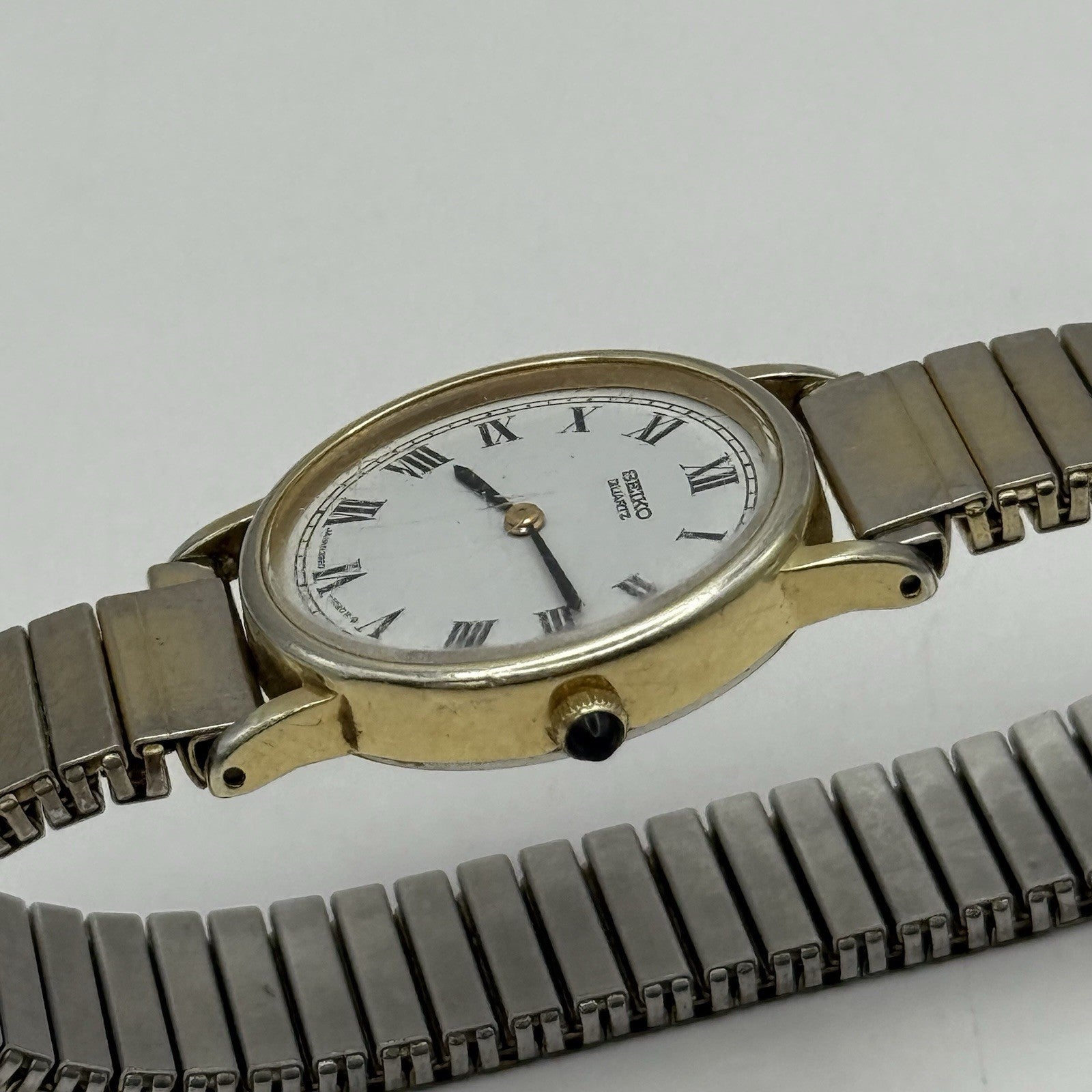 21mm Working Vintage Ladies Seiko 2320-5600 Expandable Strap Japan Quartz Watch