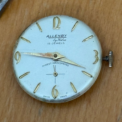 34mm Allenby Helsa Finest Mainspring Brevete 314705 Vintage Manual Watch PARTS