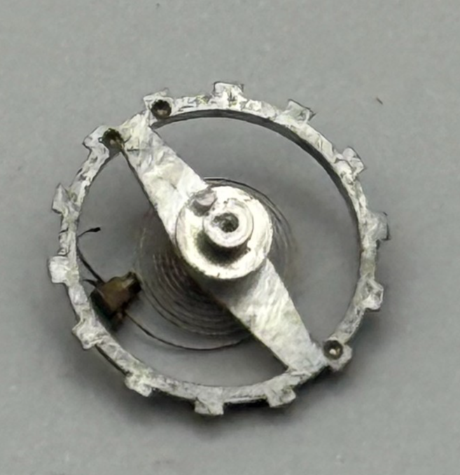 EB 1225 Balance Wheel Complete And Spring 5¼’’’ PL 112 M Watch Movement Parts