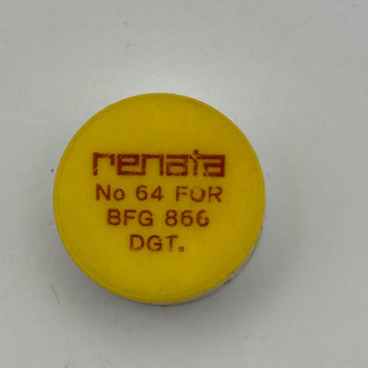 BFG 866 Balance Wheel Complete And Spring DGT 64 Watch Movement Parts NOS 