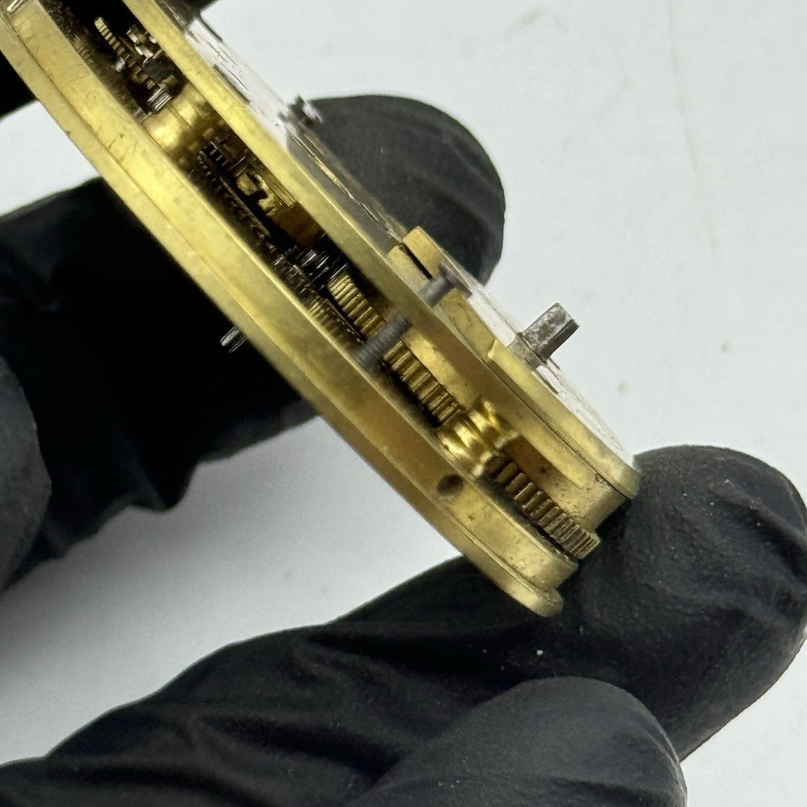 45.8mm Warranted English Lever Pocket Watch Movement FOR PARTS Restoration