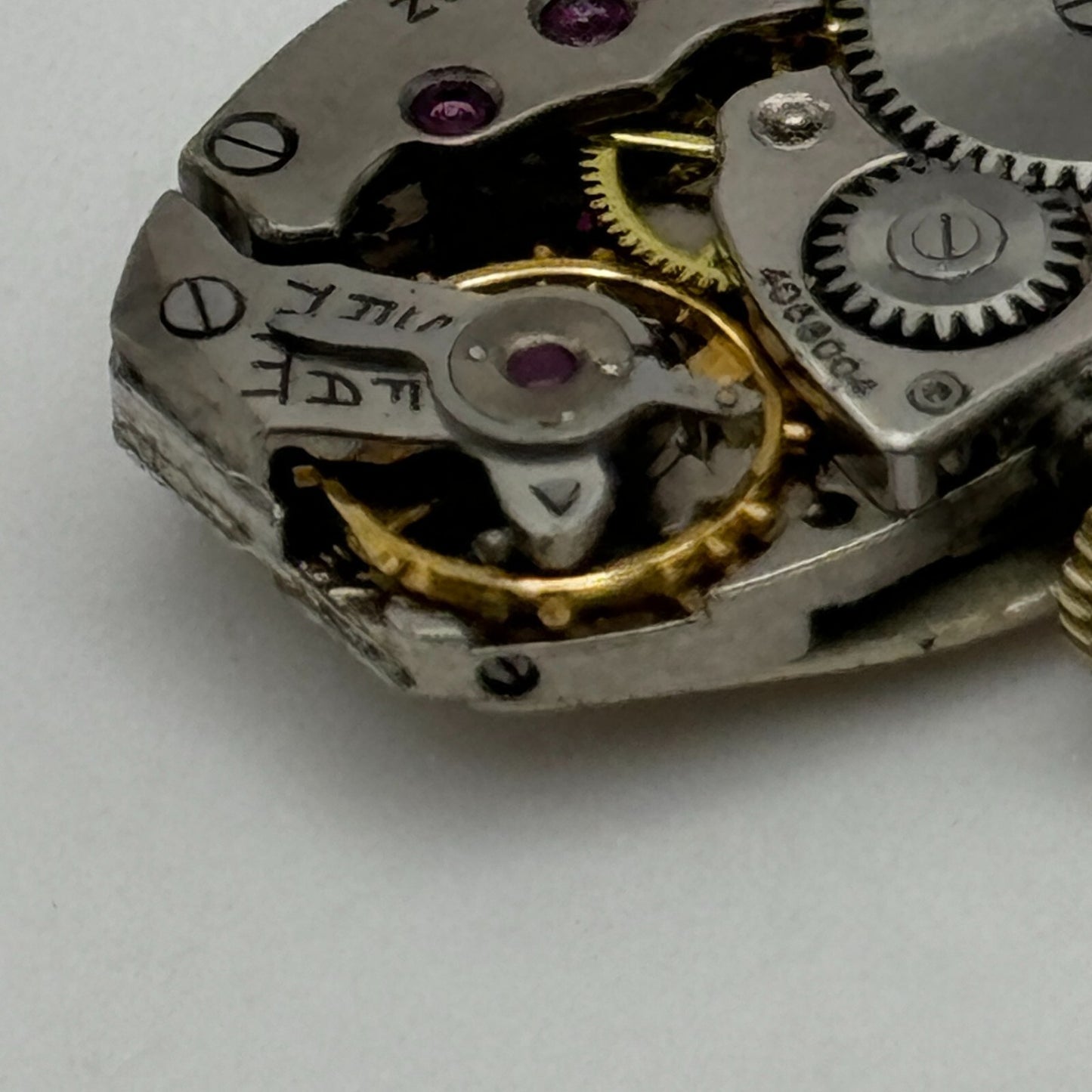 12.8mm Ladies Zenith Cal 525 W H May Nottingham Manual Wind Watch Movement PARTS