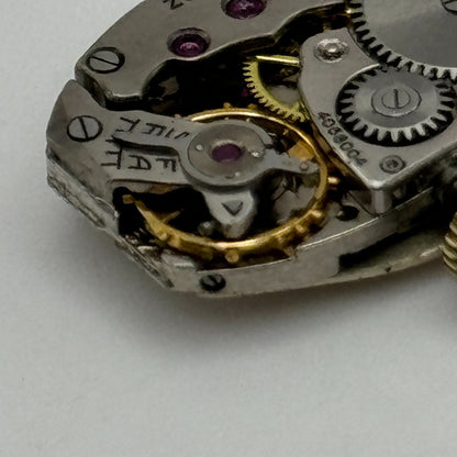 12.8mm Ladies Zenith Cal 525 W H May Nottingham Manual Wind Watch Movement PARTS