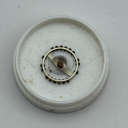 AS 1051 Balance Wheel Complete And Spring 5¼’’’ 34 M Watch Movement Parts NOS