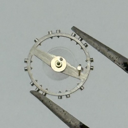 ETA 2412 Balance Wheel Complete And Spring 6¾''' 1257 M Watch Movement Parts NOS