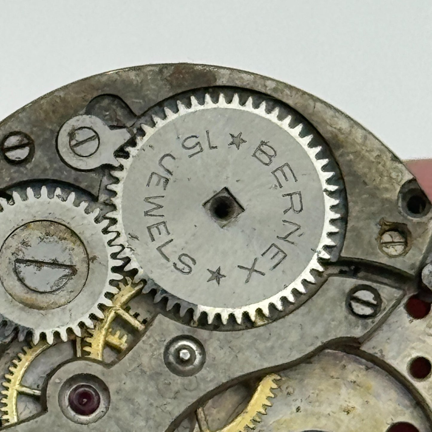 27.1mm Men's Bernex FHF 15 Jewels Trench Watch Movement Manual Wind Swiss PARTS