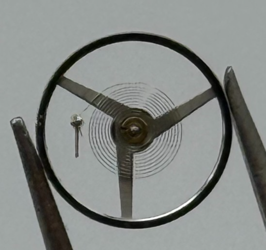 ETA 2410 Balance Wheel Complete And Spring 6 3/4''' 1059 M Watch Movement Parts 