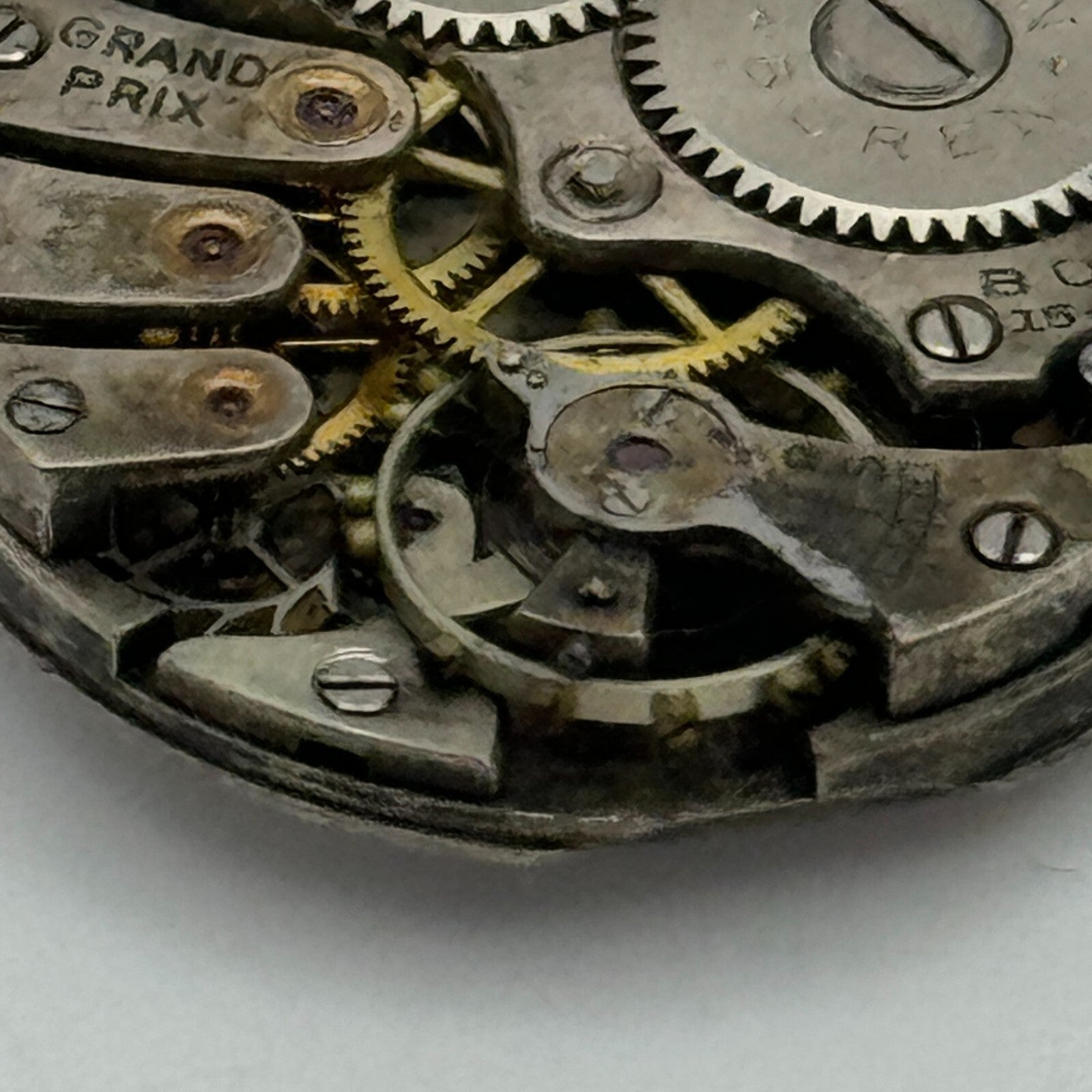 22mm Buren Grand Prix 0828 Trench Watch Movement Manual Wind Swiss PARTS SPARES