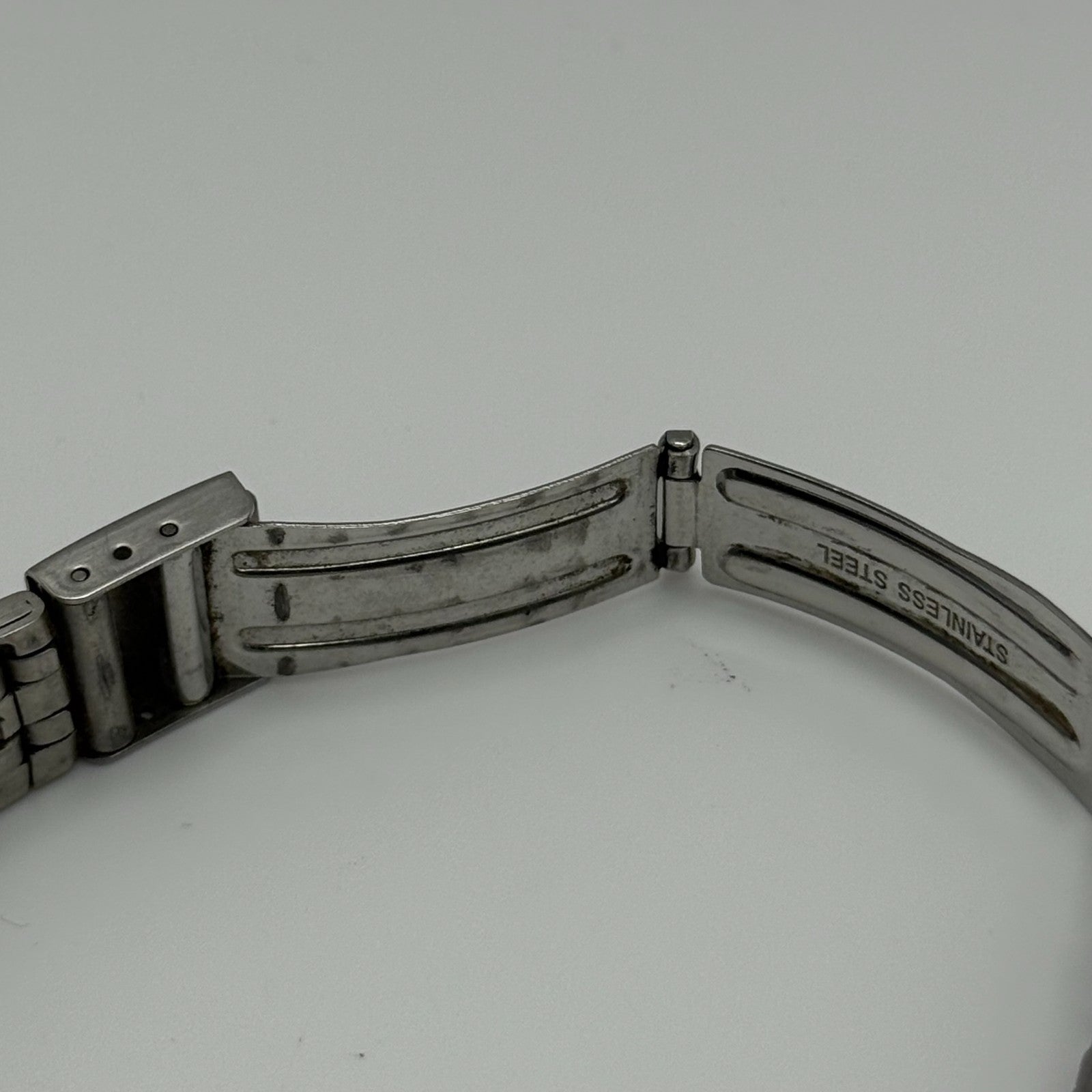 Lorus Lumibrite Ladies Quartz Watch Date Dial Silver Tone Bracelet Working 25mm