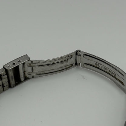 Lorus Lumibrite Ladies Quartz Watch Date Dial Silver Tone Bracelet Working 25mm