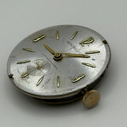 D321 Watch Movement Manual Wind Vintage Lifetime Mainspring Parts Repair 31.1mm