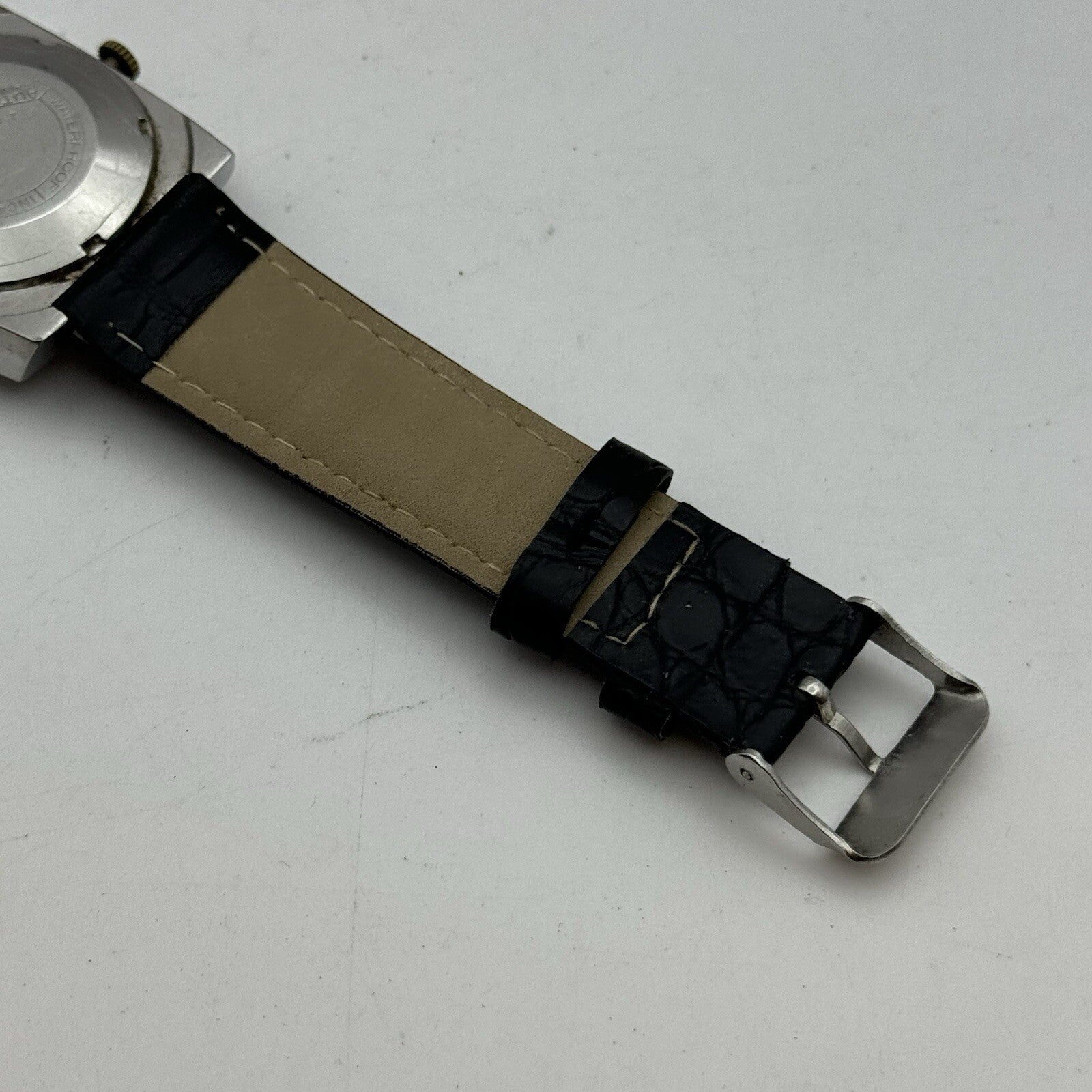 32mm Mens Avia Matic Automatic Sweep Seconds Square Watch FOR PARTS TO RESTORE