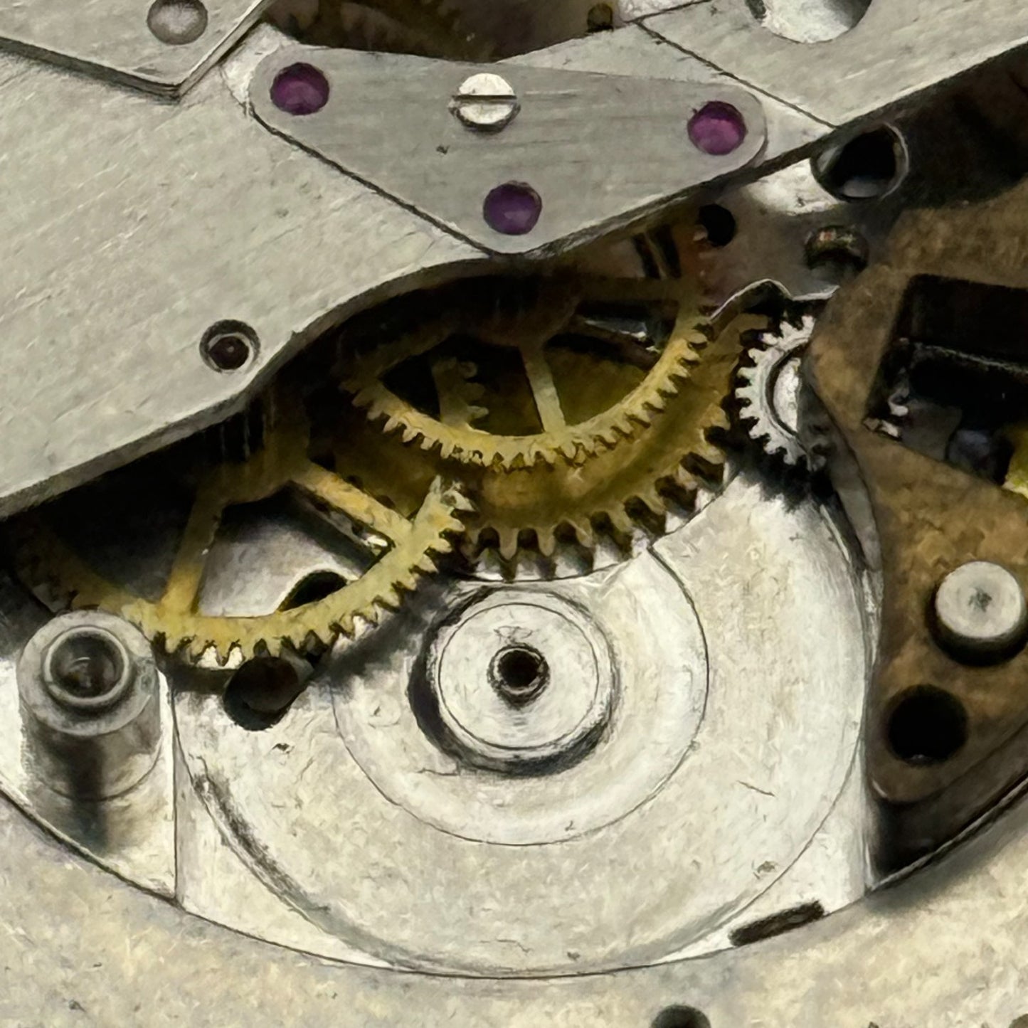 Smiths Shockproof Date 5T65 Watch Movement Manual Wind Vintage Parts Repair 23mm