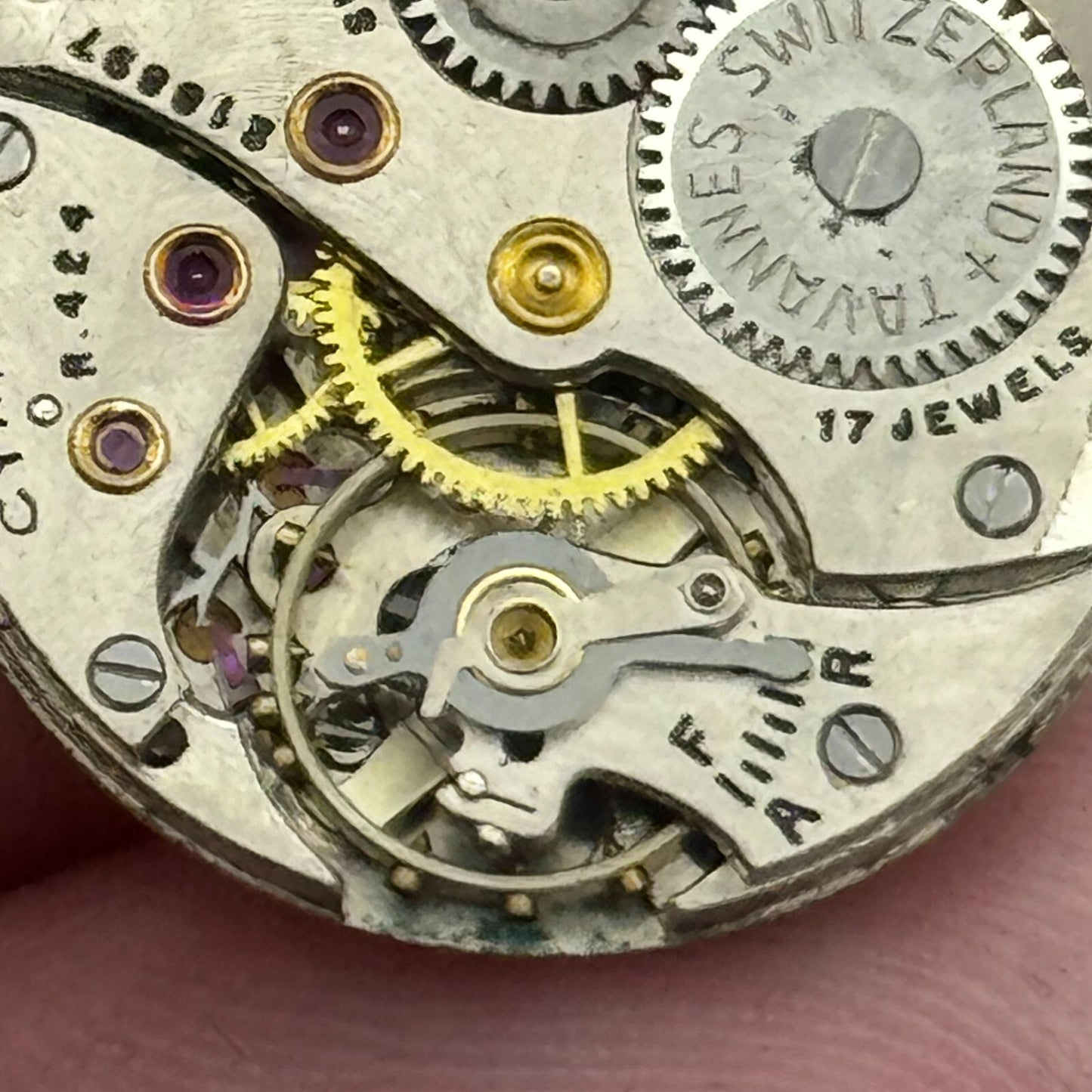 19.7mm Cyma R.424 Sub Seconds Manual Wind Watch Movement Swiss Vintage PARTS