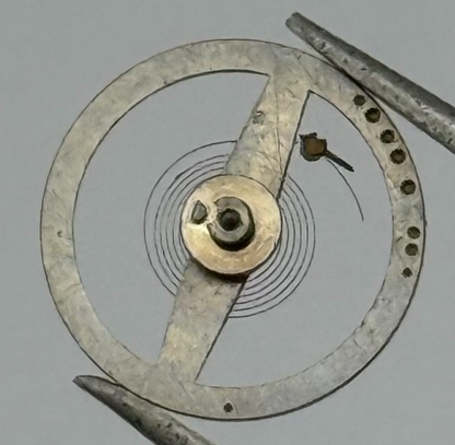 Brac 107 Balance Wheel Complete And Spring 10 1/2’’’ 705 Watch Movement Parts