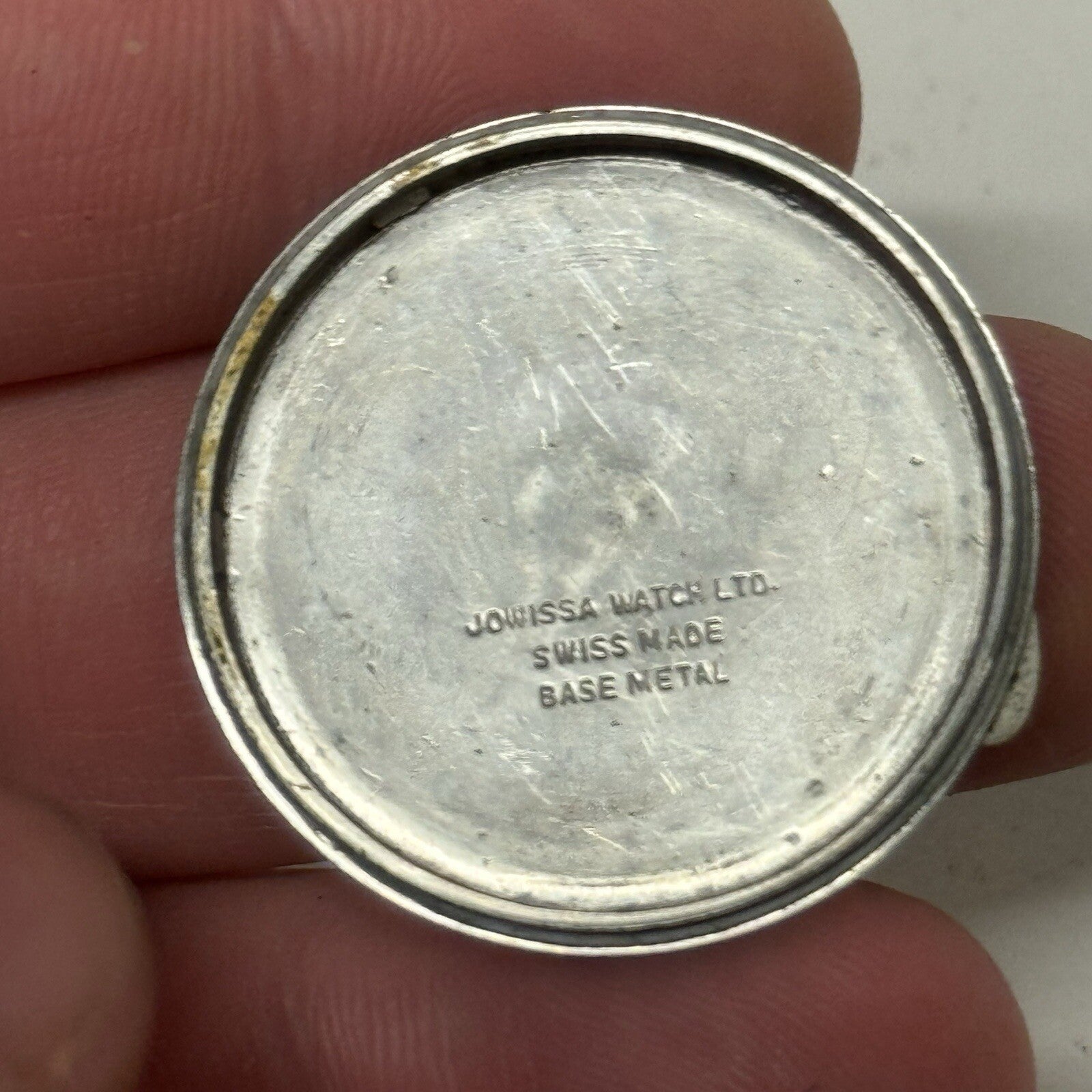 37mm Gents Jowissa De Luxe Large Date Dial Watch Head FOR PARTS TO RESTORE