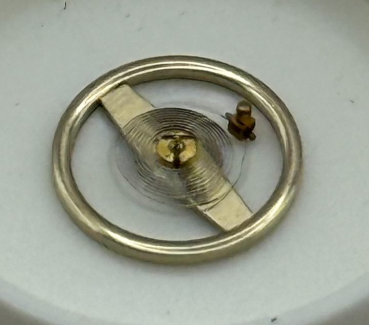 RL 8013 Balance Wheel Complete And Spring  8¾’’’ 1458 M Watch Movement Parts NOS