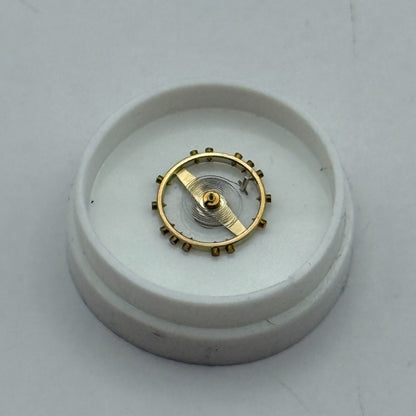 AS 1051 Balance Wheel Complete And Spring 5 1/4''' 34 M Watch Movement Parts NOS
