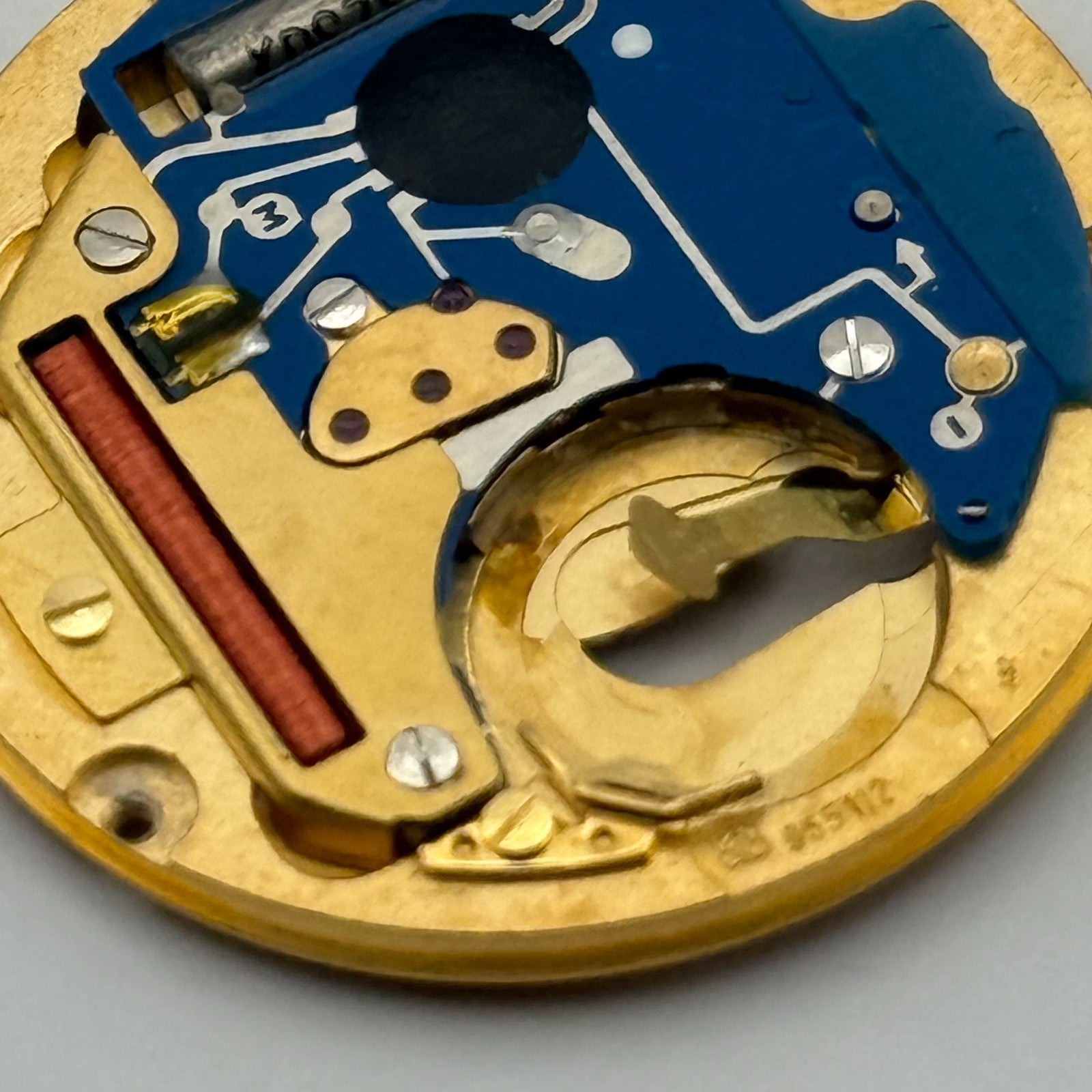 ETA 955.112 Quartz Watch Movement 7 Jewels Swiss Vintage Parts Repair 26.2mm