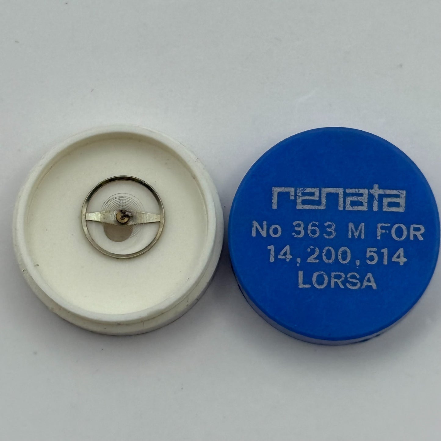 Lorsa 14 200 514 Balance Wheel Complete And Spring 363 M Watch Movement Parts 