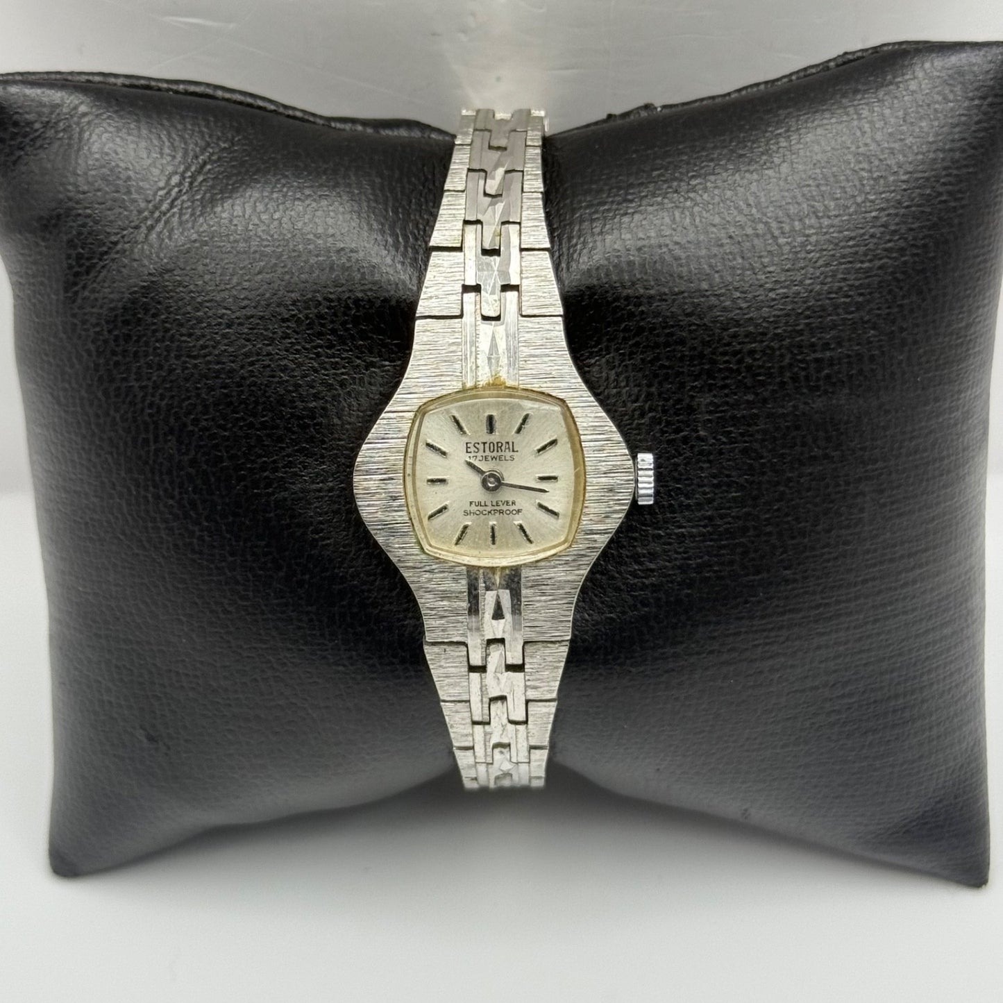 Vintage Ladies Mechanical Watch Estoral Full Lever Shockproof Working 21mm