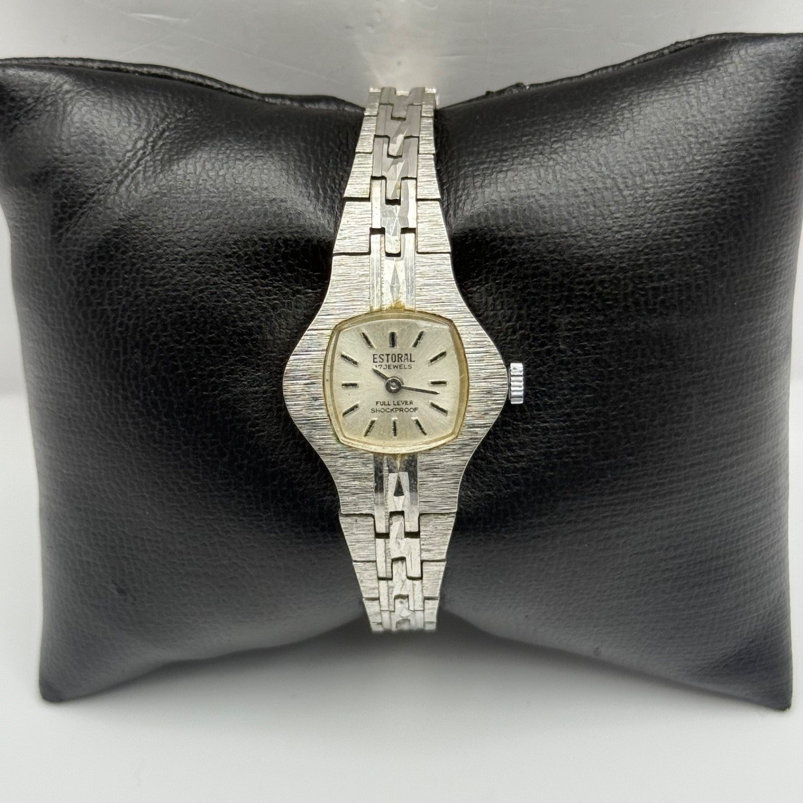 Vintage Ladies Mechanical Watch Estoral Full Lever Shockproof Working 21mm