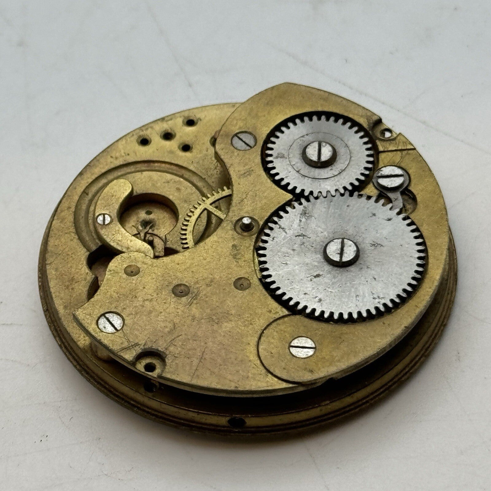 42.9mm H Samuel Non Magnetic Lever Pocket Watch Movement FOR PARTS