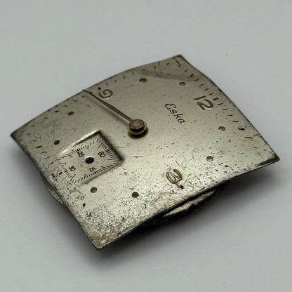 ETA 900 Watch Movement Eska Ticking Manual Wind Vintage Swiss Parts 23.6mm