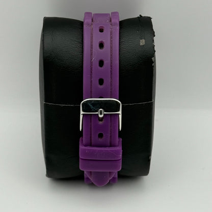 Sekonda Ladies Quartz Watch Purple Dial & Strap Working 32mm New Battery