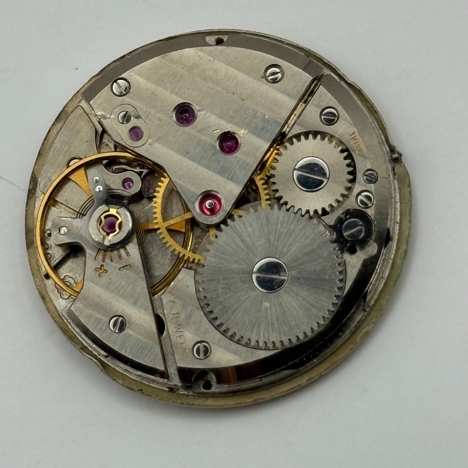 ETA 1120 Watch Movement Garrard Manual Wind Vintage Swiss Parts Repair 26.5mm
