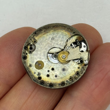 22.4mm Vintage FHF Patent 51482 Swiss Manual Wind Watch Movement PARTS REPAIR