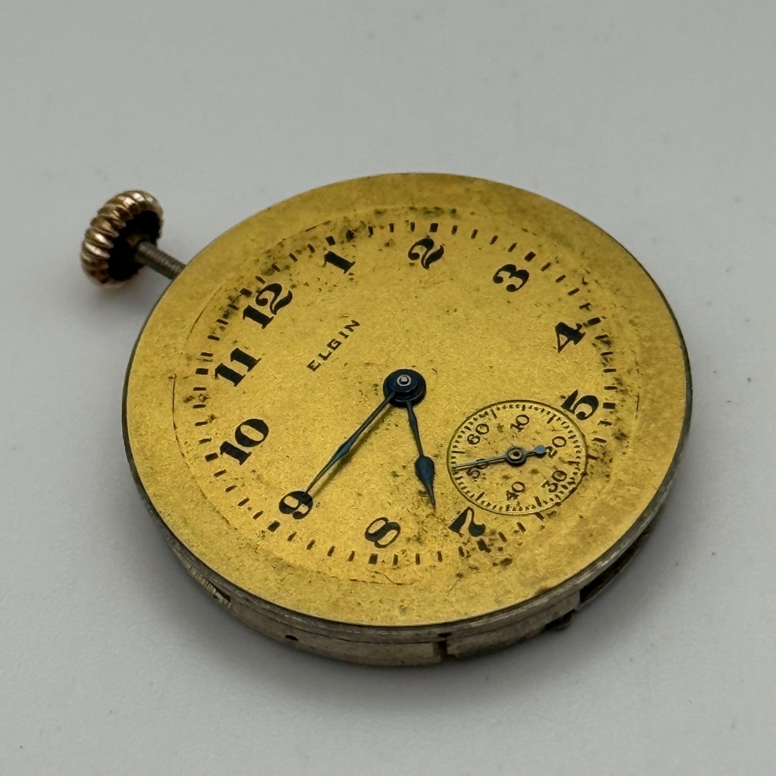 1920 Antique 6/0s Elgin 431 Model 2 American Watch Movement PARTS REPAIR SPARES