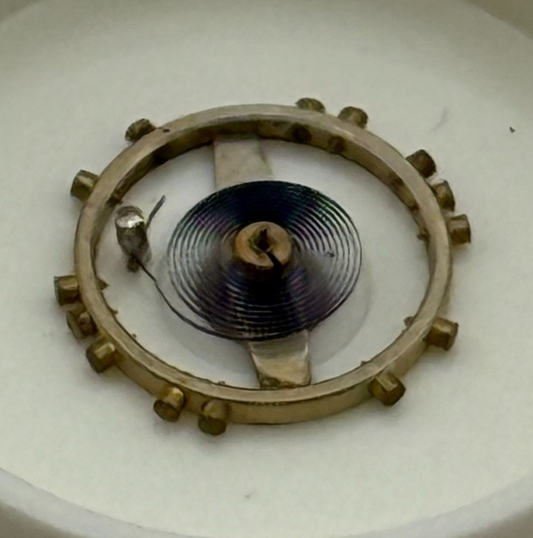 FHF 80, 190 Balance Wheel Complete And Spring 204 M Watch Movement Parts NOS