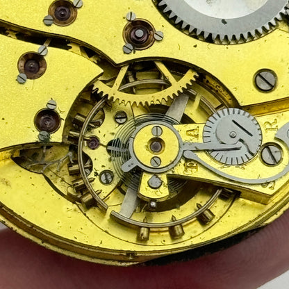 42.9mm High Grade Hendersons 17 Jewels Balance Ok Hunter Pocket Watch Movement