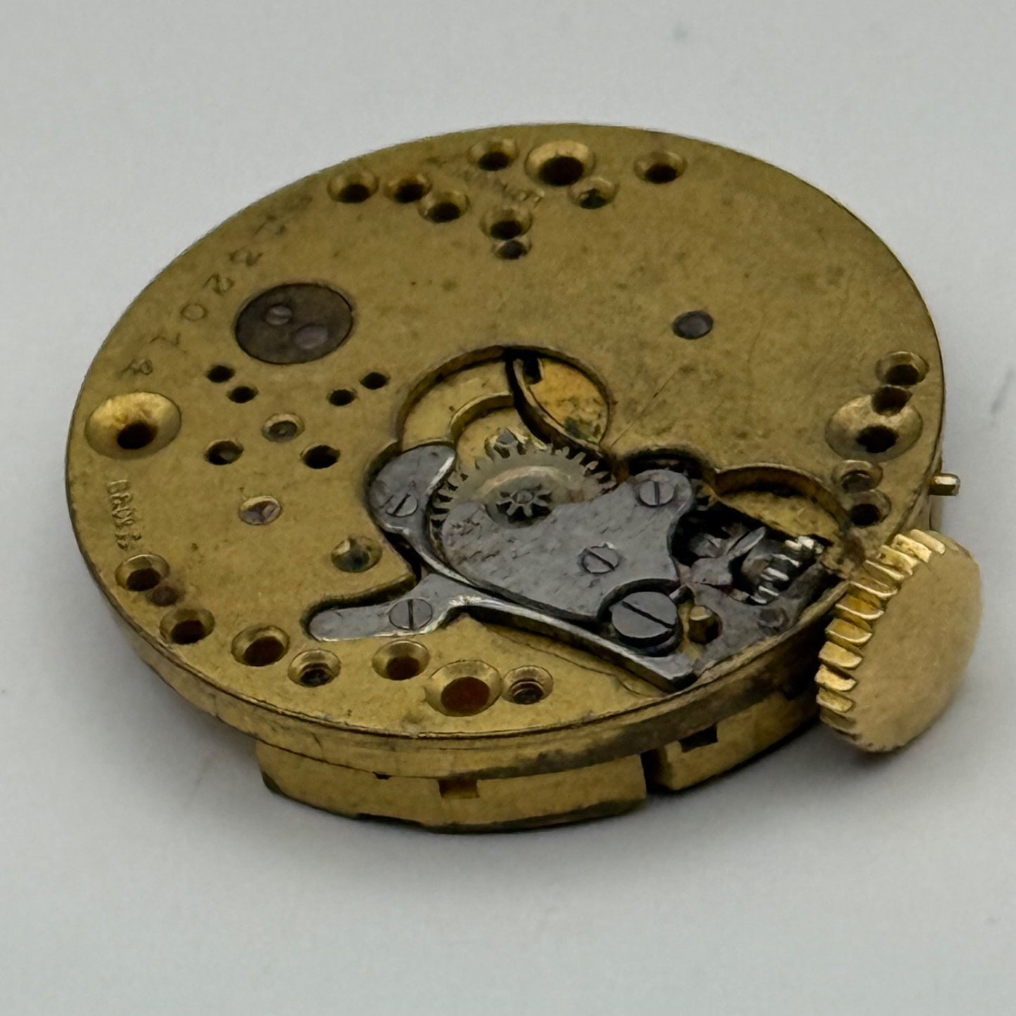 Longines 10.26 B&Co Watch Movement Swiss Vintage Incomplete Parts Repair 23.6mm