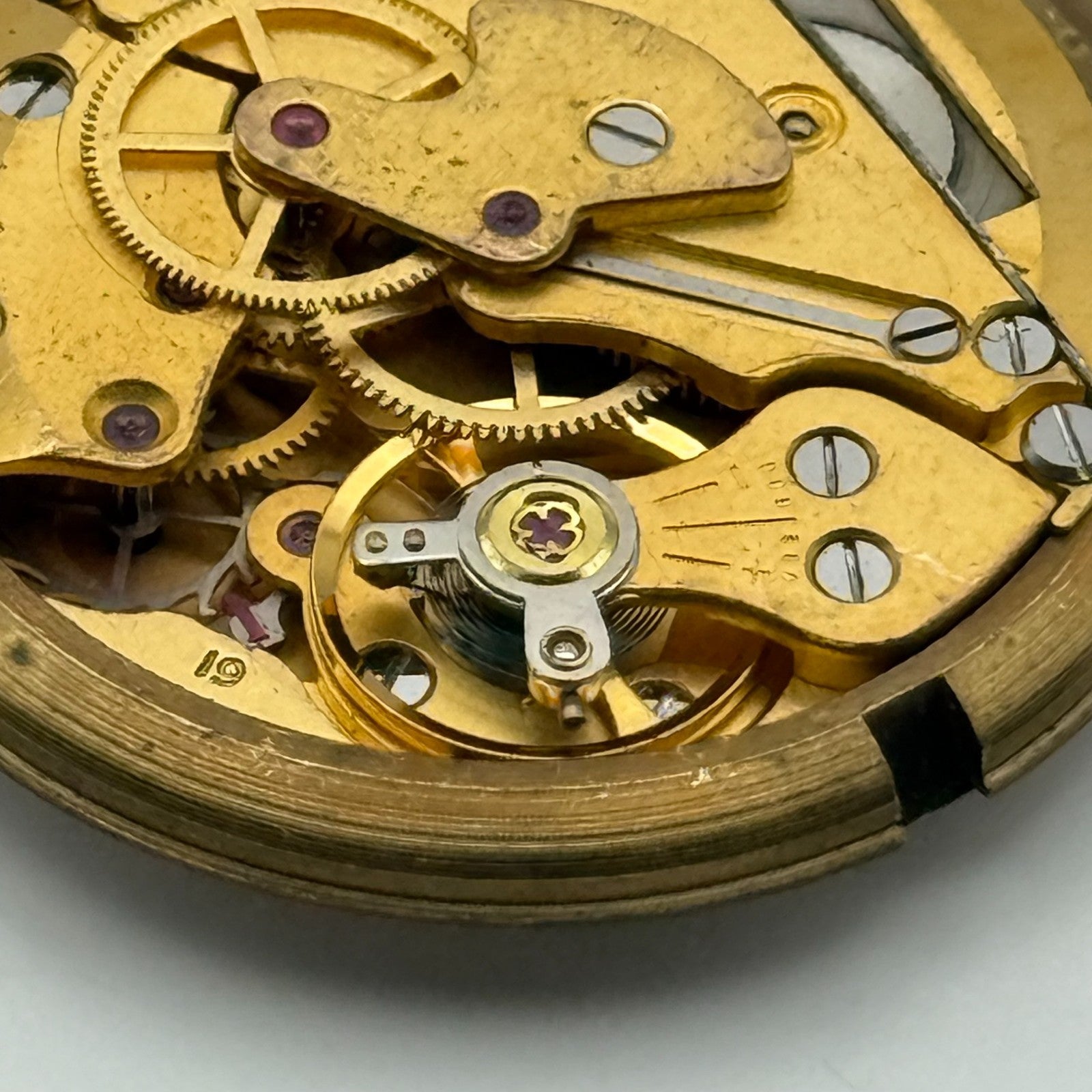 Smiths Astral 60466E Hacking Watch Movement Running Manual Wind Parts 31.3mm