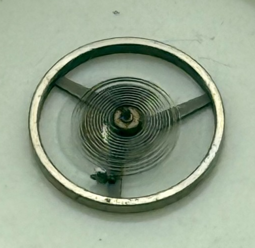 AS 976 1012 Balance Wheel Complete And Spring Inca 532 M Watch Movement Parts 