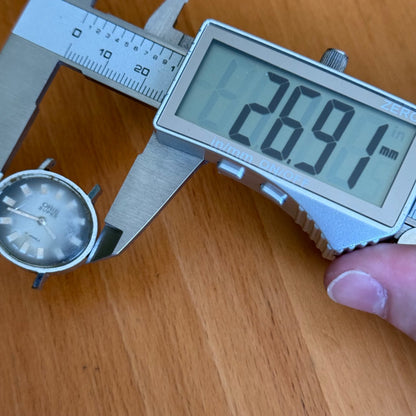 26mm Vintage Oris Super 17 Jewels Grey Dial Manual Wind Watch PARTS / REPAIR