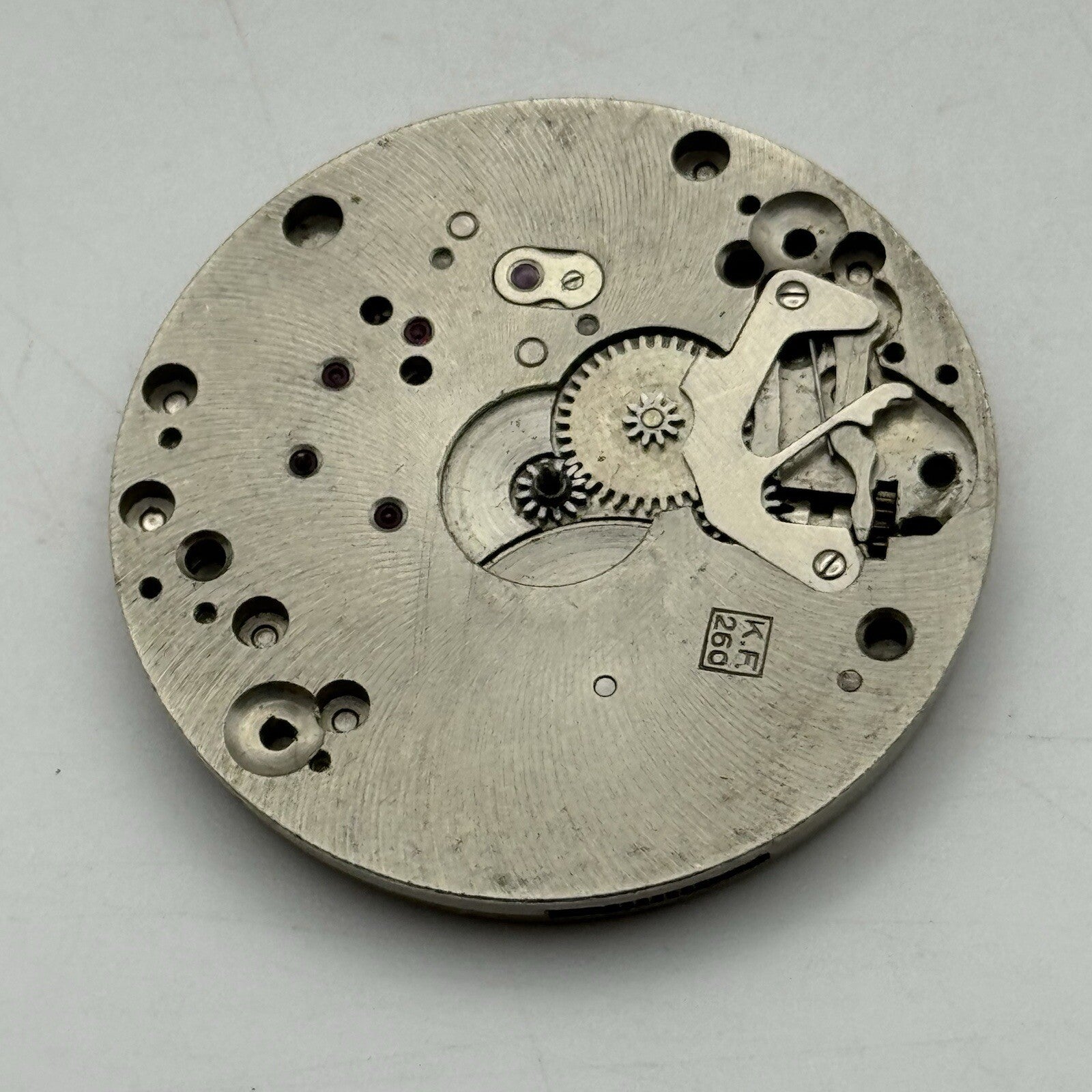 38.7mm Certina Kurth Freres KF 260 Pocket Watch Movement FOR PARTS Repair