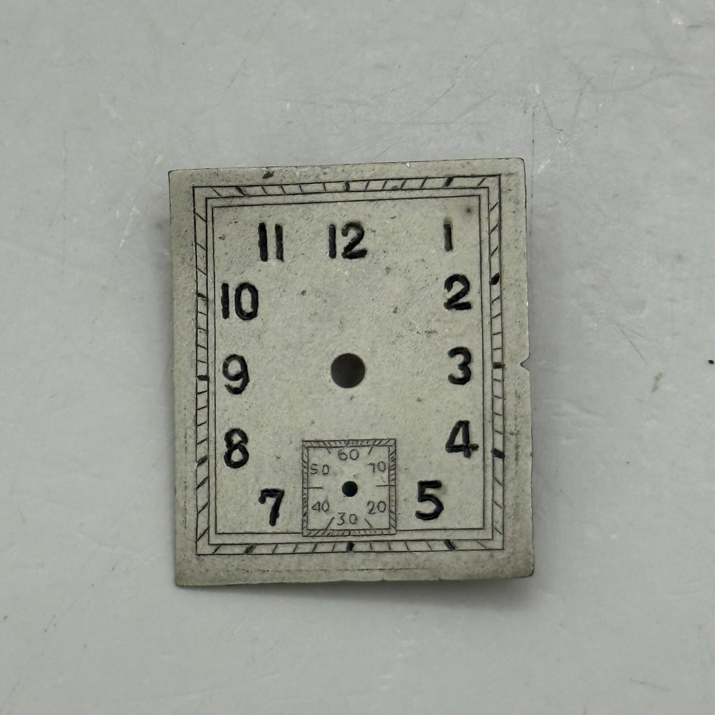 23.6mm Vintage Unidentified Cal 75 Swiss Manual Wind Watch Movement PARTS REPAIR