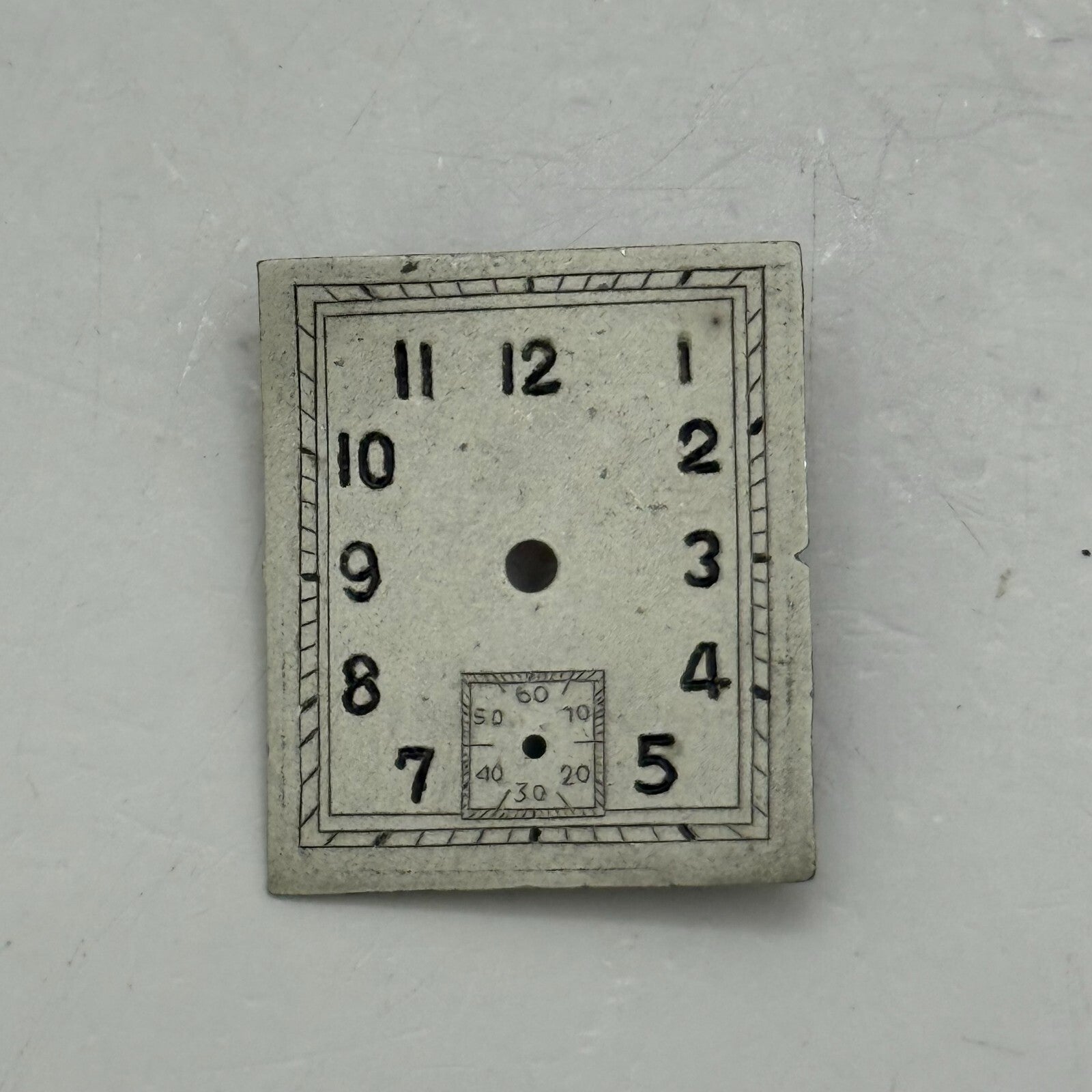 23.6mm Vintage Unidentified Cal 75 Swiss Manual Wind Watch Movement PARTS REPAIR