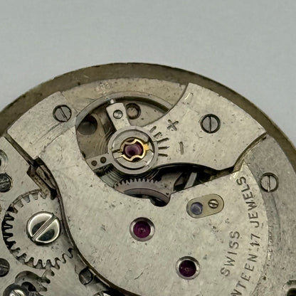 AS 1686 Watch Movement Bentima Manual Wind Vintage Swiss Parts Repair 25.8mm