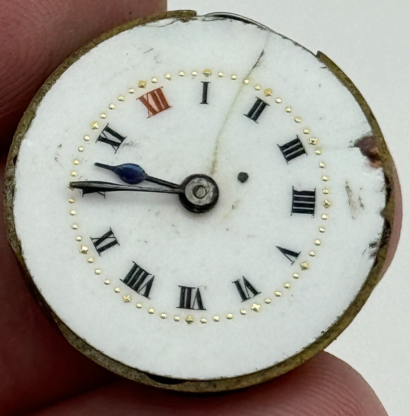 22.6mm Stauffer S S & Co Manual Wind Trench Watch Movement Swiss Vintage PARTS