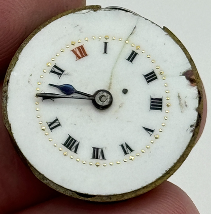 22.6mm Stauffer S S & Co Manual Wind Trench Watch Movement Swiss Vintage PARTS