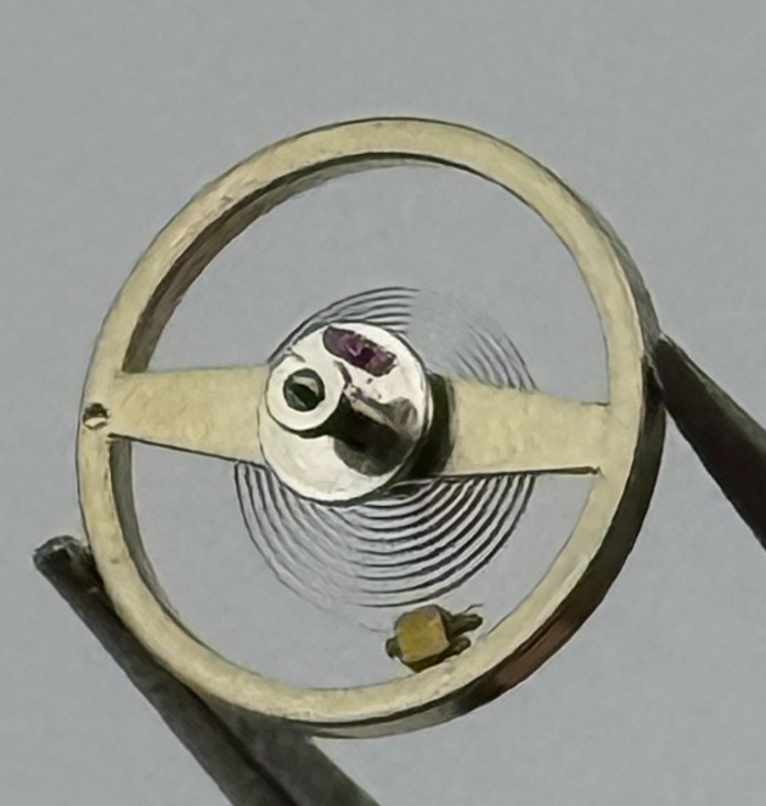 Ebosa 86 Balance Wheel Complete And Spring Conical Piva Watch Movement Parts 