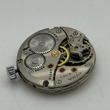19.7mm Ladies Cyma R.424 Balance Ok Nice Finish Sub Seconds Watch Movement PARTS