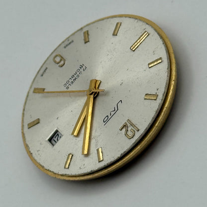 ETA 2408 Date Watch Movement UNO Manual Wind Vintage Swiss Parts Repair 31.8mm