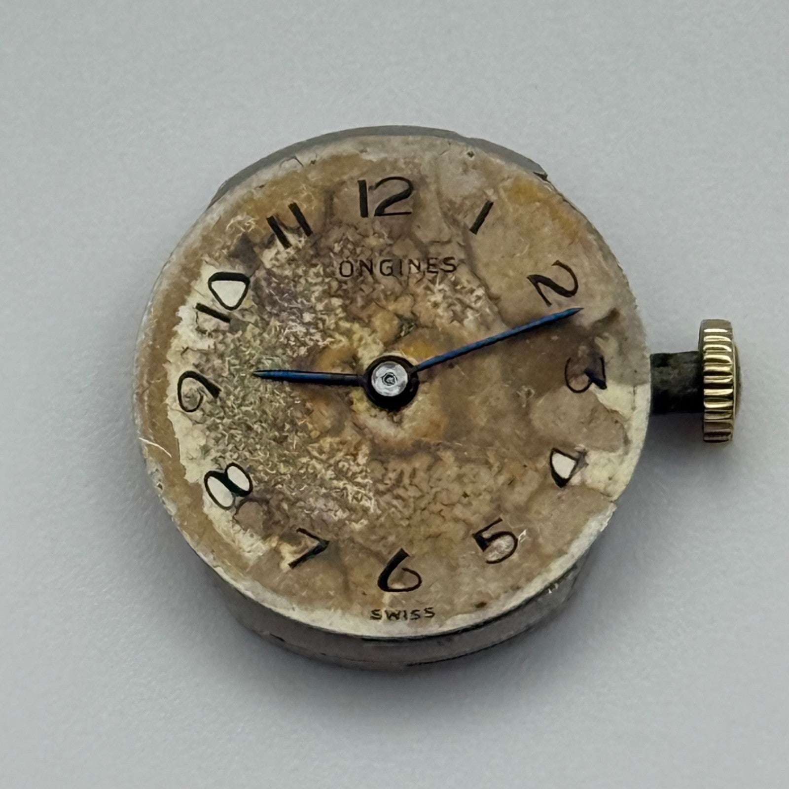 Longines 14.16 Watch Movement Running Manual Wind Vintage Swiss Parts 14.2mm